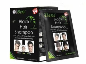 DeXe, Shampoing cheveux noirs, 10 sachets unité-25ml,