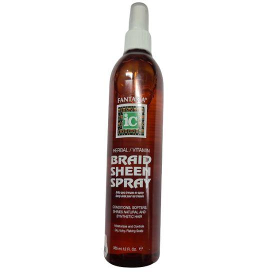 IC FANTASIA Herbal vitamin BRAID SHEEN SPRAY, 355ml,