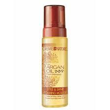 CREME OF NATURE, Moisture & Honey curling mousse , mousse hydratant et coiffant pour boucles, 207ml,