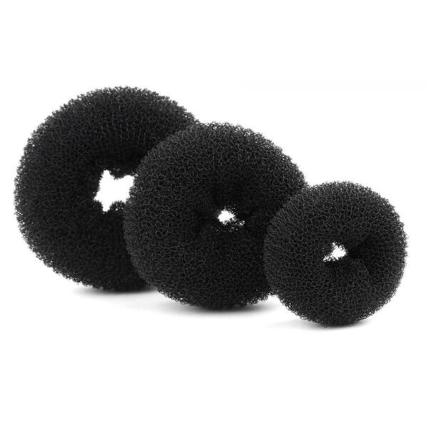 Fabricant de forme de chignon de beignet de gros cheveux en nylon pour les femmes,